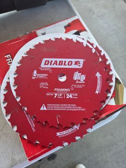 7 1/4 Sierra circular blades $7 each 3 x $20 firme área jersey village 77O41