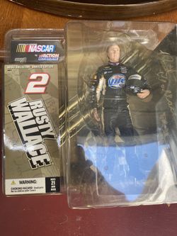 Rusty Wallace NASCAR figurine,
