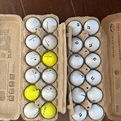 Bridgestone + Top Flite Golf balls (24 Total)