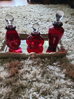 Beautigul set of 3 perfume bottles