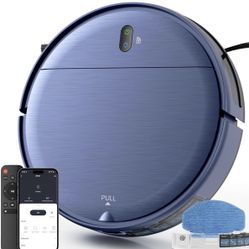 ZCWA Robot Vacuum and Mop Combo, Anti-Hair Tangle Design for Pet Hair,Self-Charging, Powerful Suction, APP/Remote/Voice Control, Ideal for Hard Floors