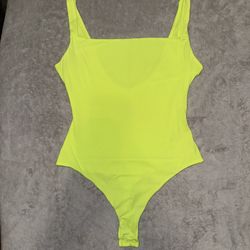 Neon Yellow Bodysuit