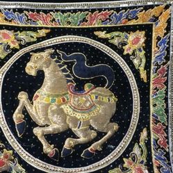 High End Handmade Beaded Tapestry 