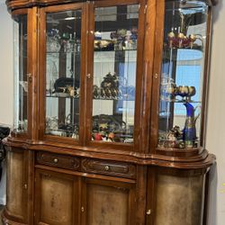  China Display And Buffet Plus Coffee Table And End Table 