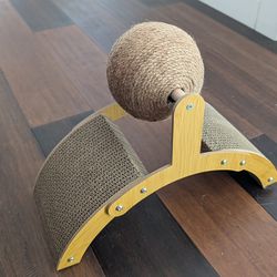 Cat Scratcher with Ball