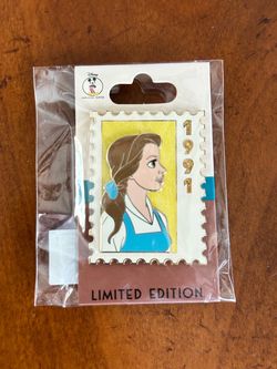 Disney DEC/D23 Stamp Series 1991 Belle Beauty and the Beast LE 250