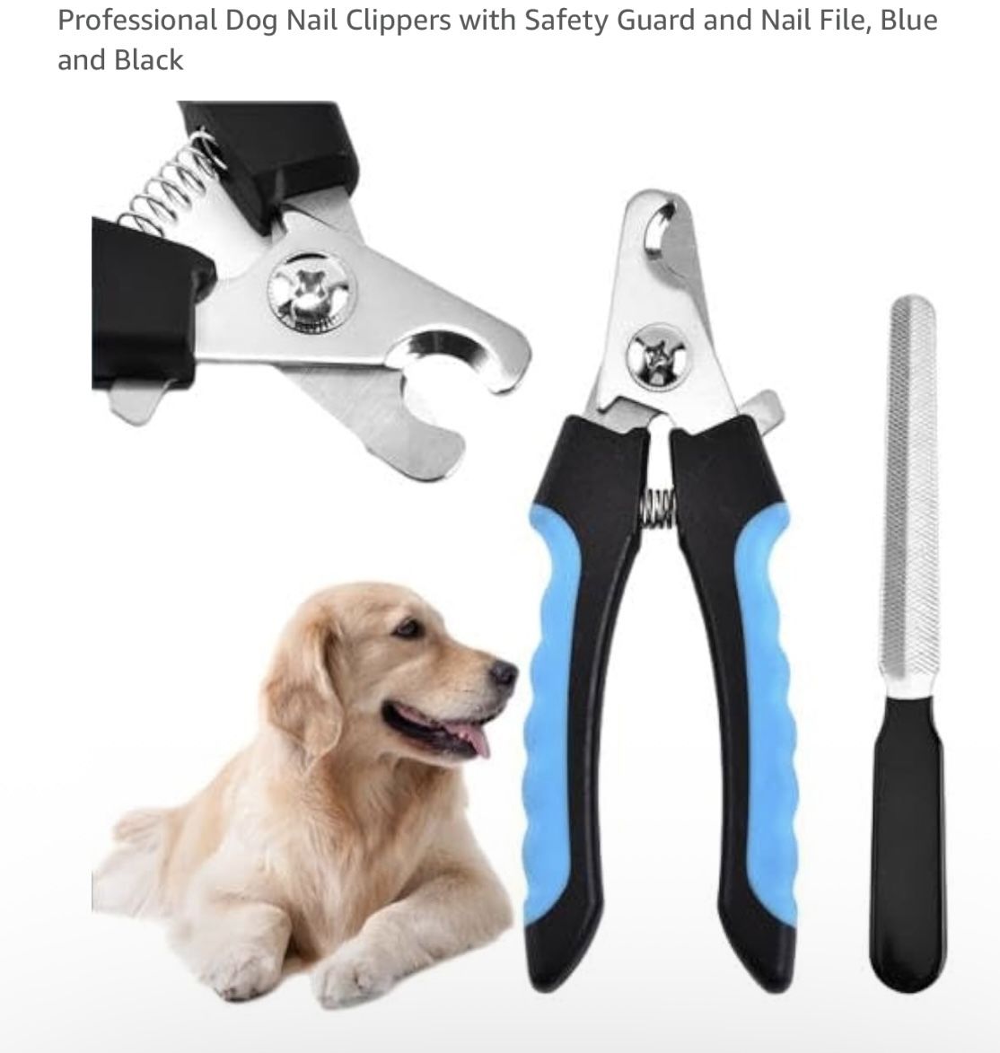 Brand new Professional Dog Nail Clippers with Safety Guard and Nail File, Blue and Black Whitestone/Flushing, Queens or Downtown pickup Cash only
