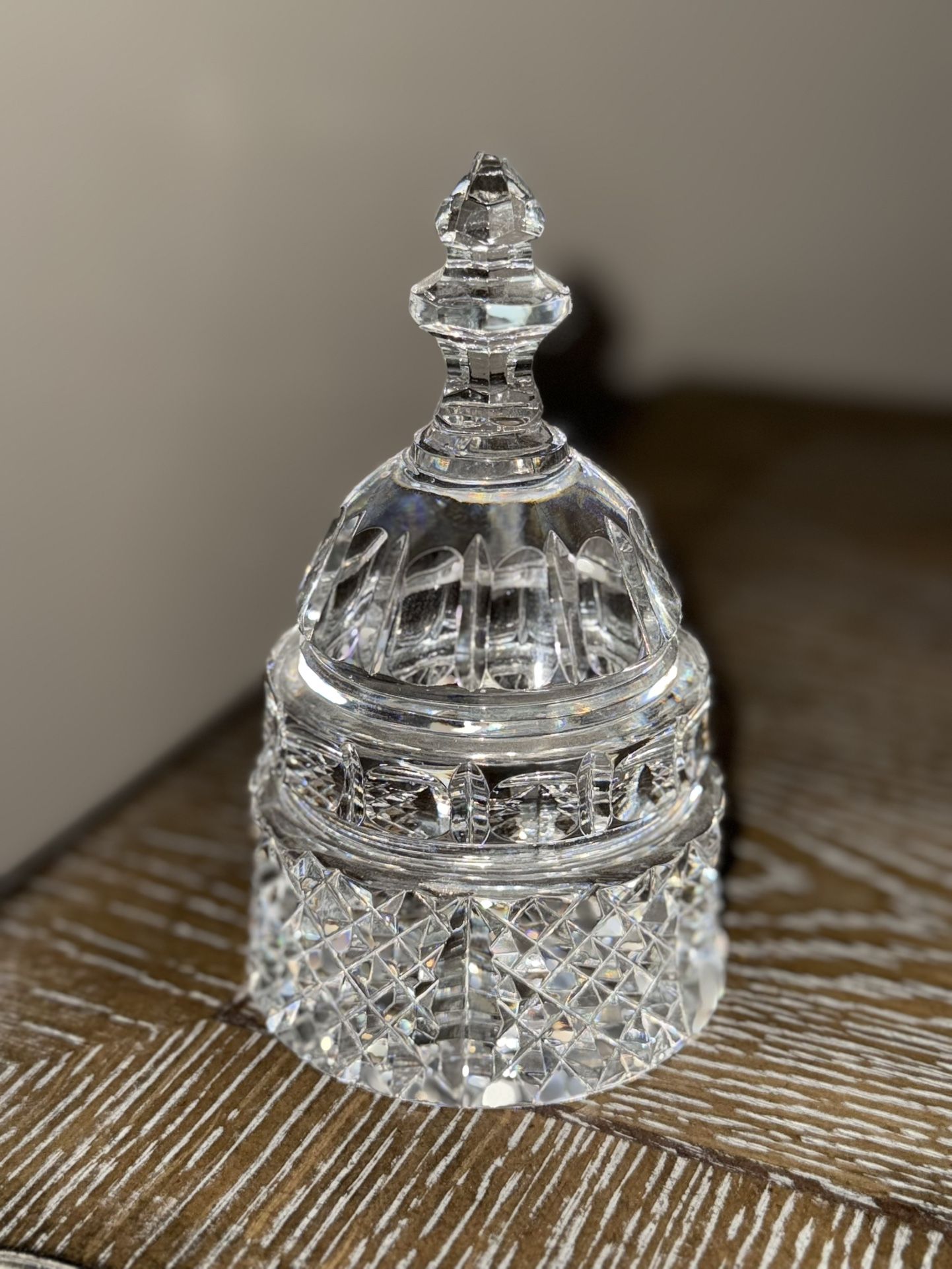 Vintage Waterford Crystal Capital Dome Paperweight