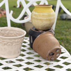 Ceramic Planters Set (3 Pots
