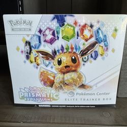 Prismatic Evolutions Pokemon Center Elite Trainer Box (Exclusive)