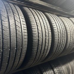 SET OF TIRE 285 40 22 CONTINENTAL 85% LIFE