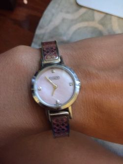 Authentic coach watch