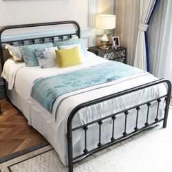 Black Metal Bed Frame