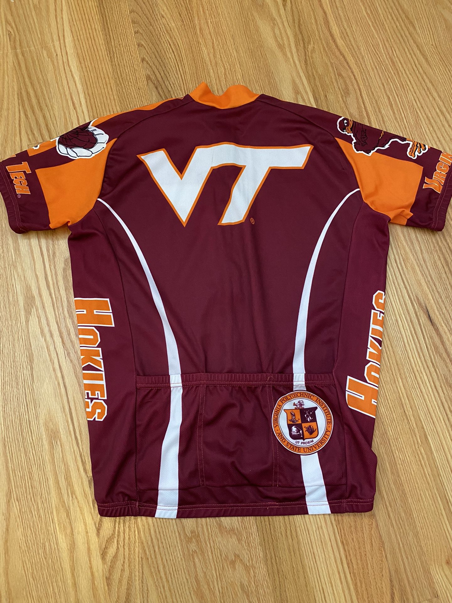 Virginia Tech Cycling Jersey-Mens L