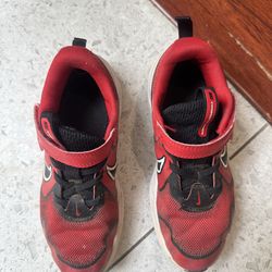 Size 1 Red Nike shoes