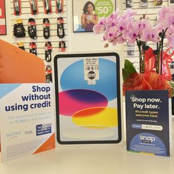 New Apple iPad 10 Gent 10.9" - Blue a Best Mother's Day Gift - Financing Available with No Credit Check 