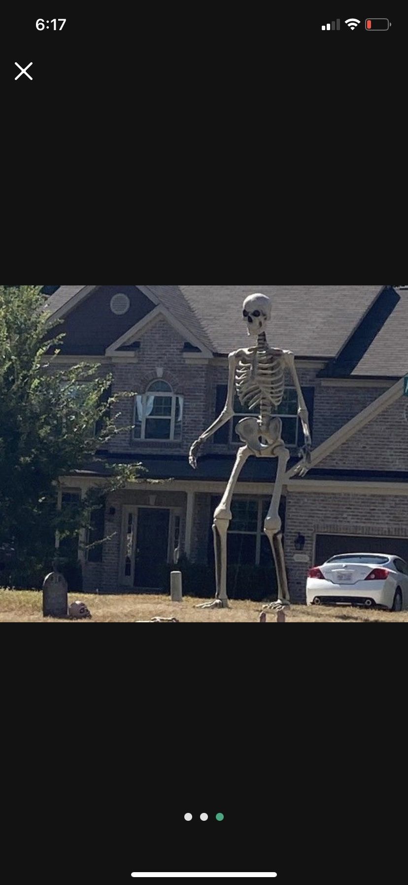 Home Depot Skeleton Halloween Decoration Brand New 