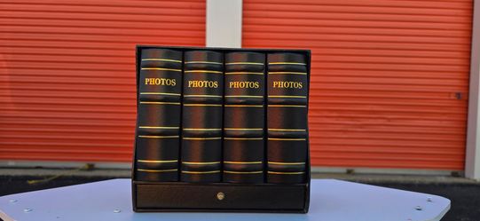 Library style photo albums