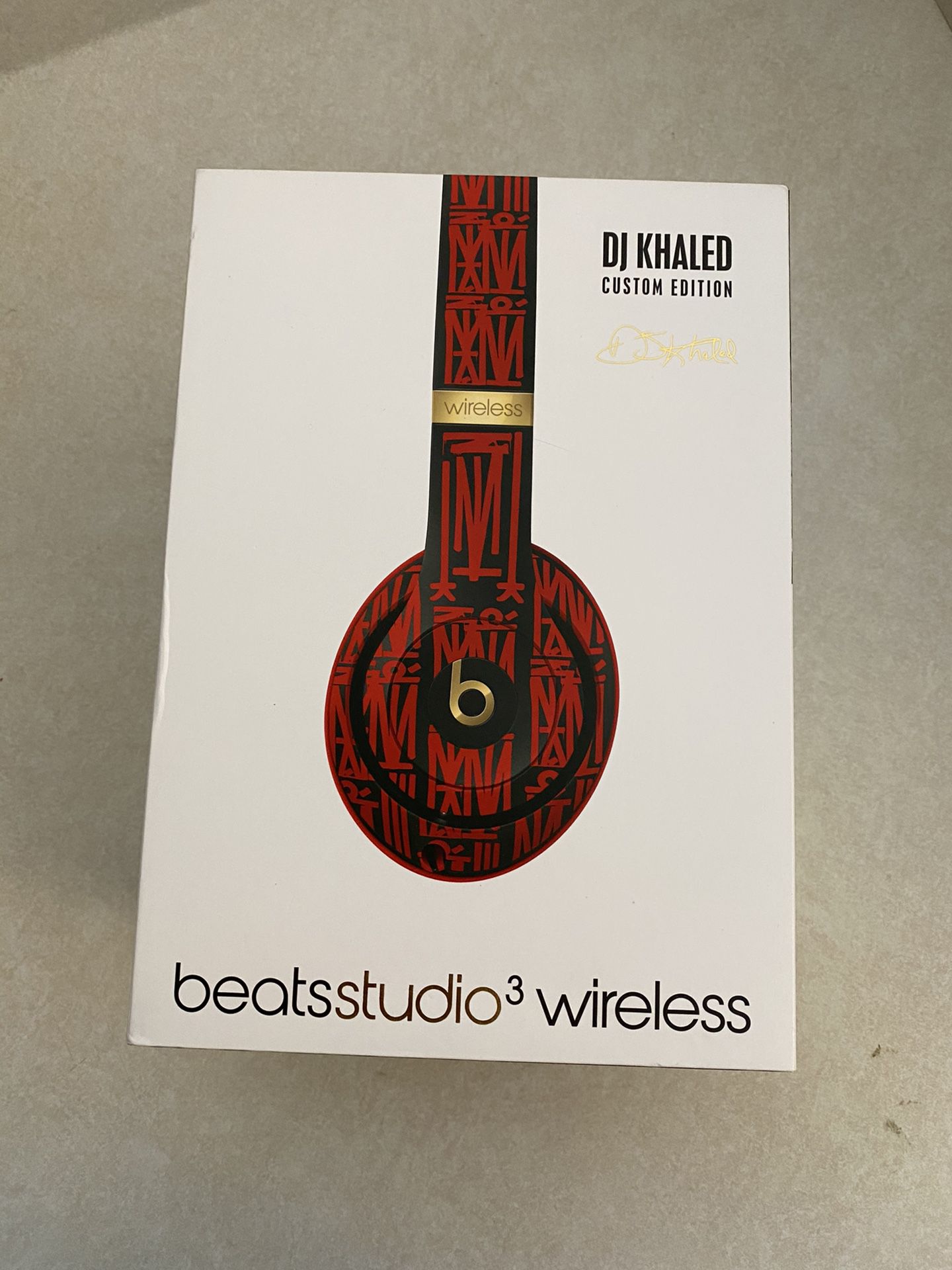 Beats By Dre Studio 3 DJ Khaled Custom Edition Wireless Headphones