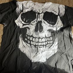 halloween skull tshirt size 3XL tee