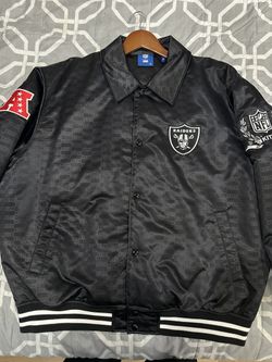Kith X NFL Raiders Satin Bomber Jacket