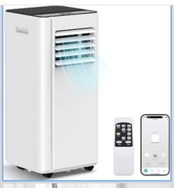 16000 BTU Portable Air Conditioners with WiFi APP 5-in-1 Fast Cooling for 850 Sq.Ft, Dehumidifier, Fan, 24H Timer, Quiet 40dB Sleep Mode for Home - In