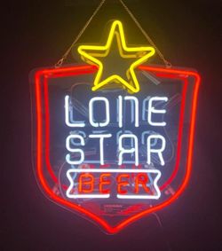 20"x16" New Lone Stars Beer Neon Signs with Real Neon Glass RT175