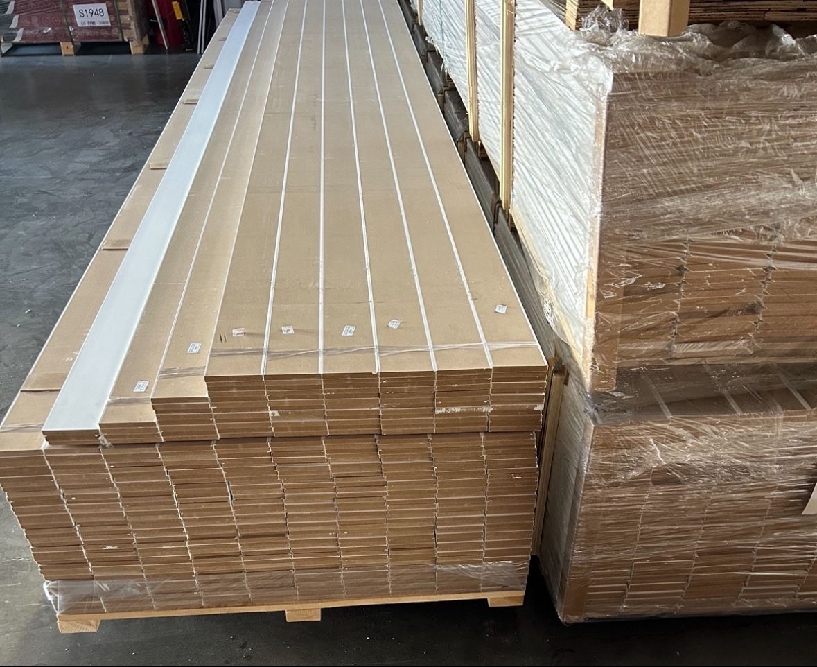 $6.89/pc Special price 3-1/2 inch  Flat/Squared Wall base Baseboard Moulding 16 Feet     $6.89 per piece     16 feet /pc  