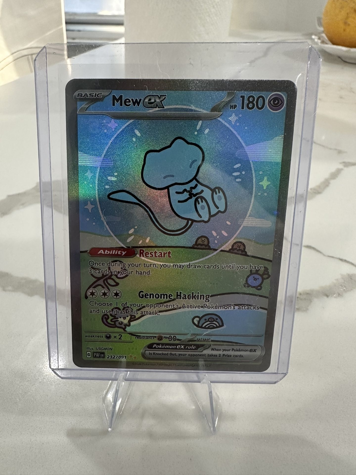 Mew Ex Bubble Mew 232/091 SV Pokemon Paldean Fates
