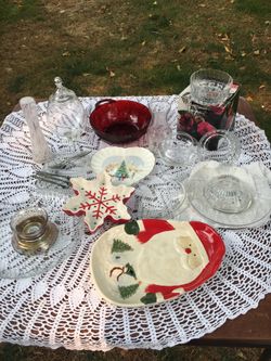 Misc glass ware