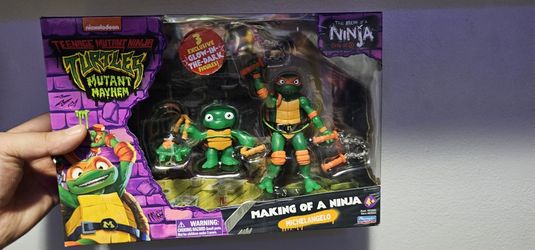 Teenage Mutant Ninja Turtles Mutant Mayhem Michaelangelo Glow In The Dark New