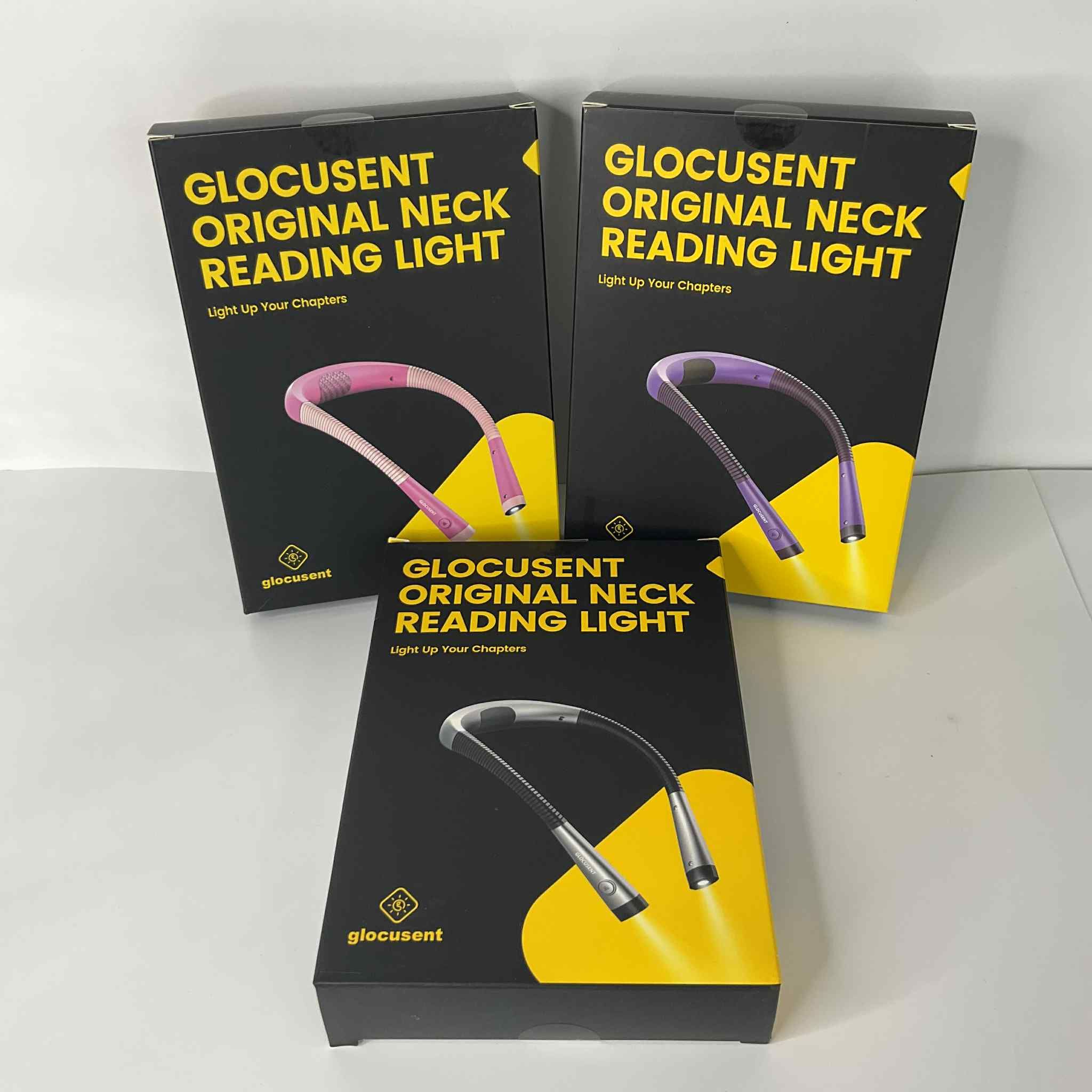 Glocusent Original Neck Reading Light - Different Colors Available - BRAND NEW