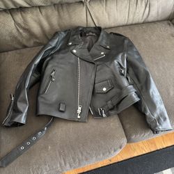    Kid's Motorcycle Leather Jacket