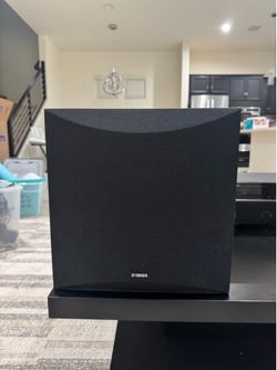 Yamaha NS-SW100BL 10" 100W Powered Subwoofer – Deep Bass!