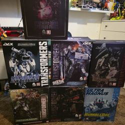Threezero Transformers Nemesis Prime, Soundwave, Blitzwing, Ultra Magnus DLX