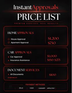 Home/Car Approval
