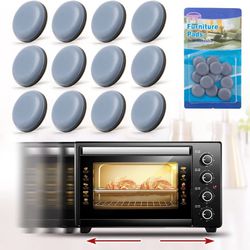 Kitchen Appliance Sliders, Easy Moving & Saving Space, 4 8 12Pcs 25mm Adhesive Magic Telfon Sliders Compatible with Most Coffee Makers, Mixer, Air Fry