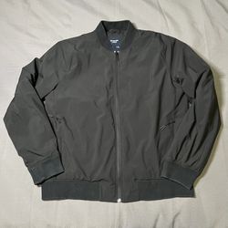 Abercrombie & Fitch Men’s Size Large Black Full Zip Bomber Casual Jacket