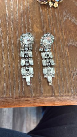 Antique Costume Earrings 