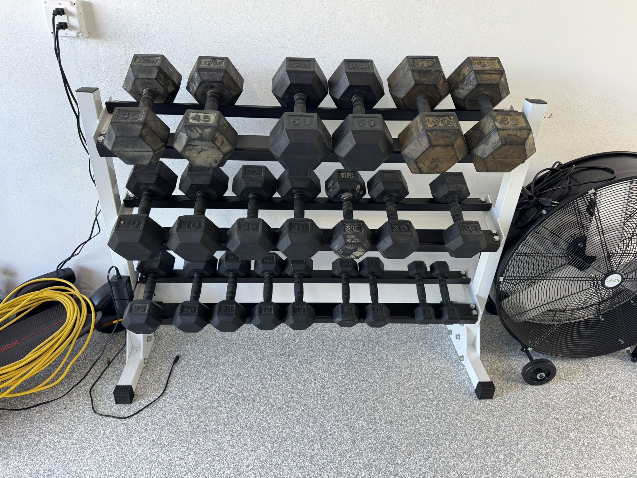 Weight Rack & Dumbbells 5-60 Lbs