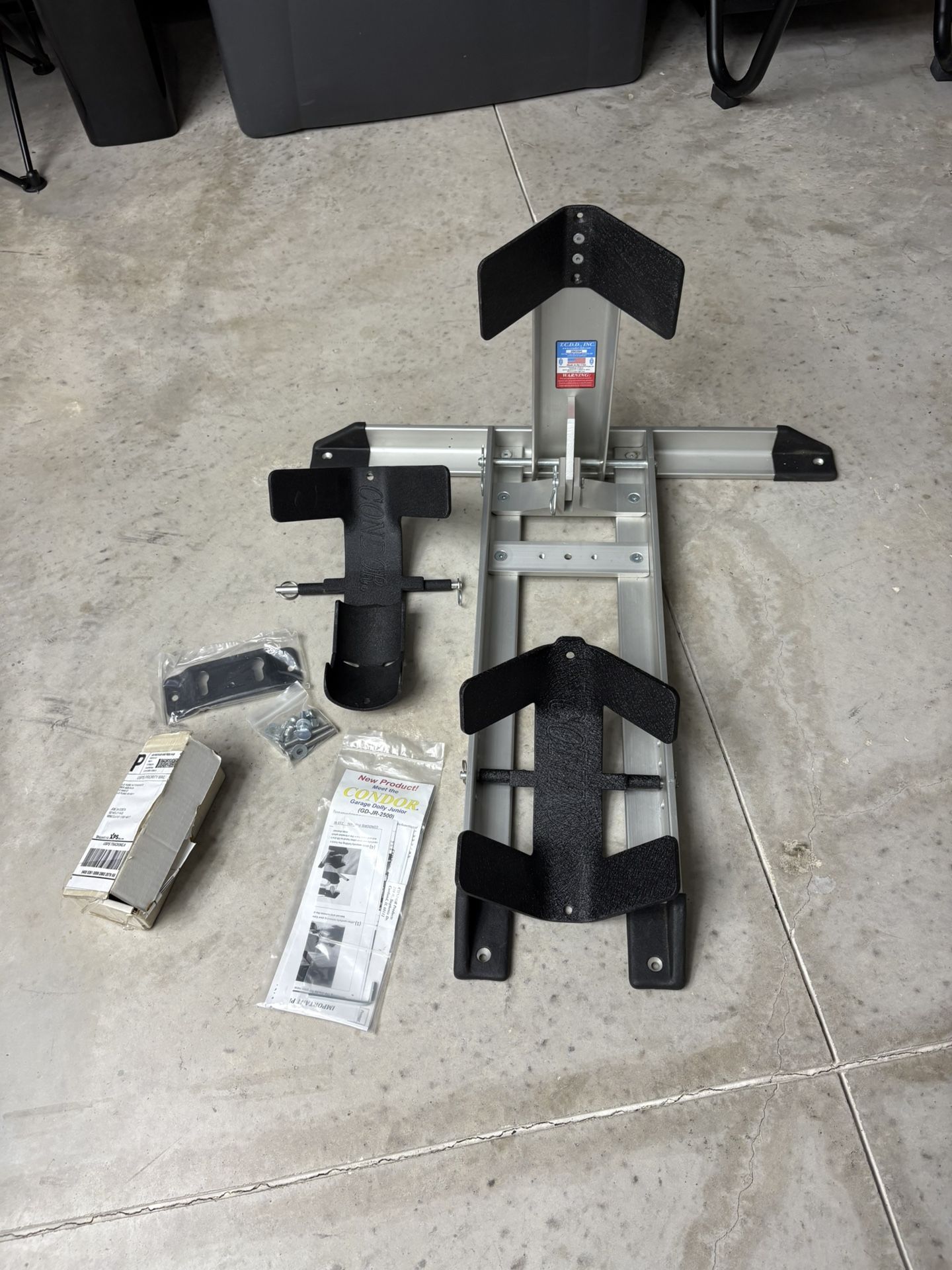 Condor PS-1500 Motorcycle And Chopper Wheel Chock 