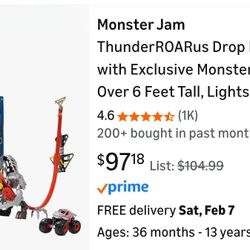 Monster Jam  ThunderRoarus Drop