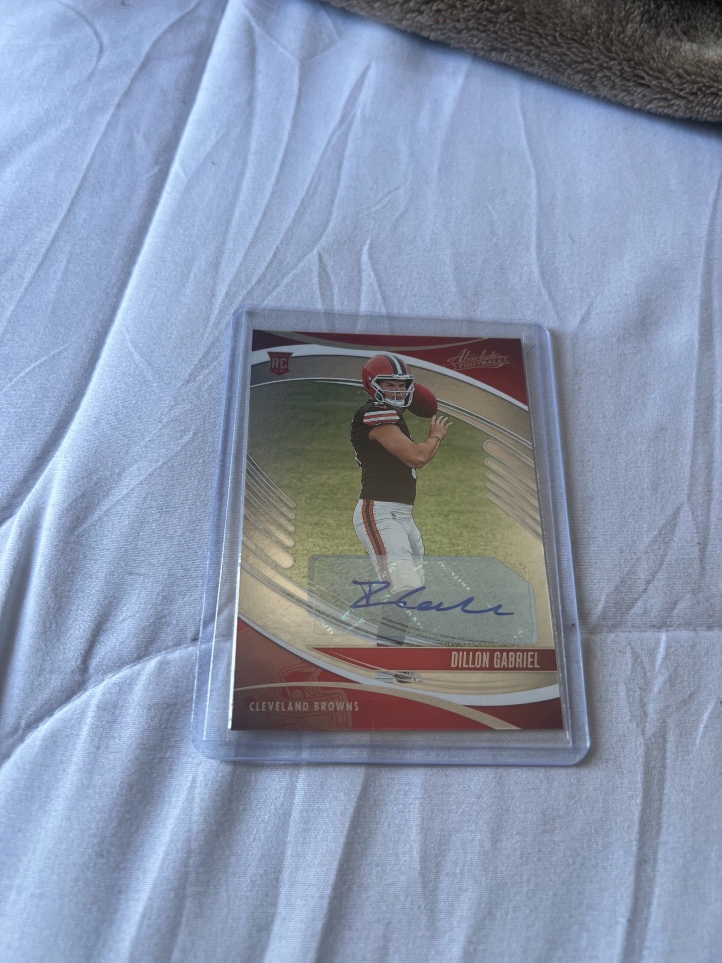 NFL rookie auto Dillon Gabriel