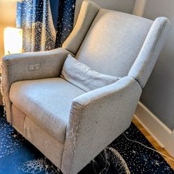 Babyletto - Kiwi Electronic Glider Recliner - Performance Eco-Weave - Grey