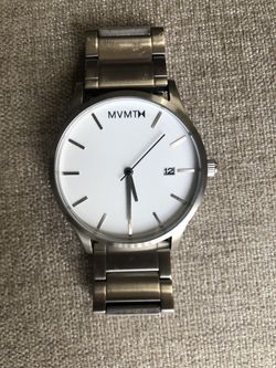 Silver MVMT Watch 