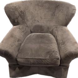Brown Swivel Sofa 