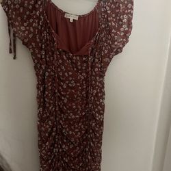 Flower Mini Dress 