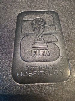 FIFA 26 World Cup official Hospitality Black  Leather laptop case