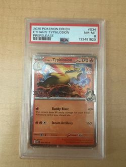 Ethan’s Typhlosion-PSA 8 Pre-Release
