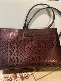 Burgundy/Wine Colored GUESS Handbag